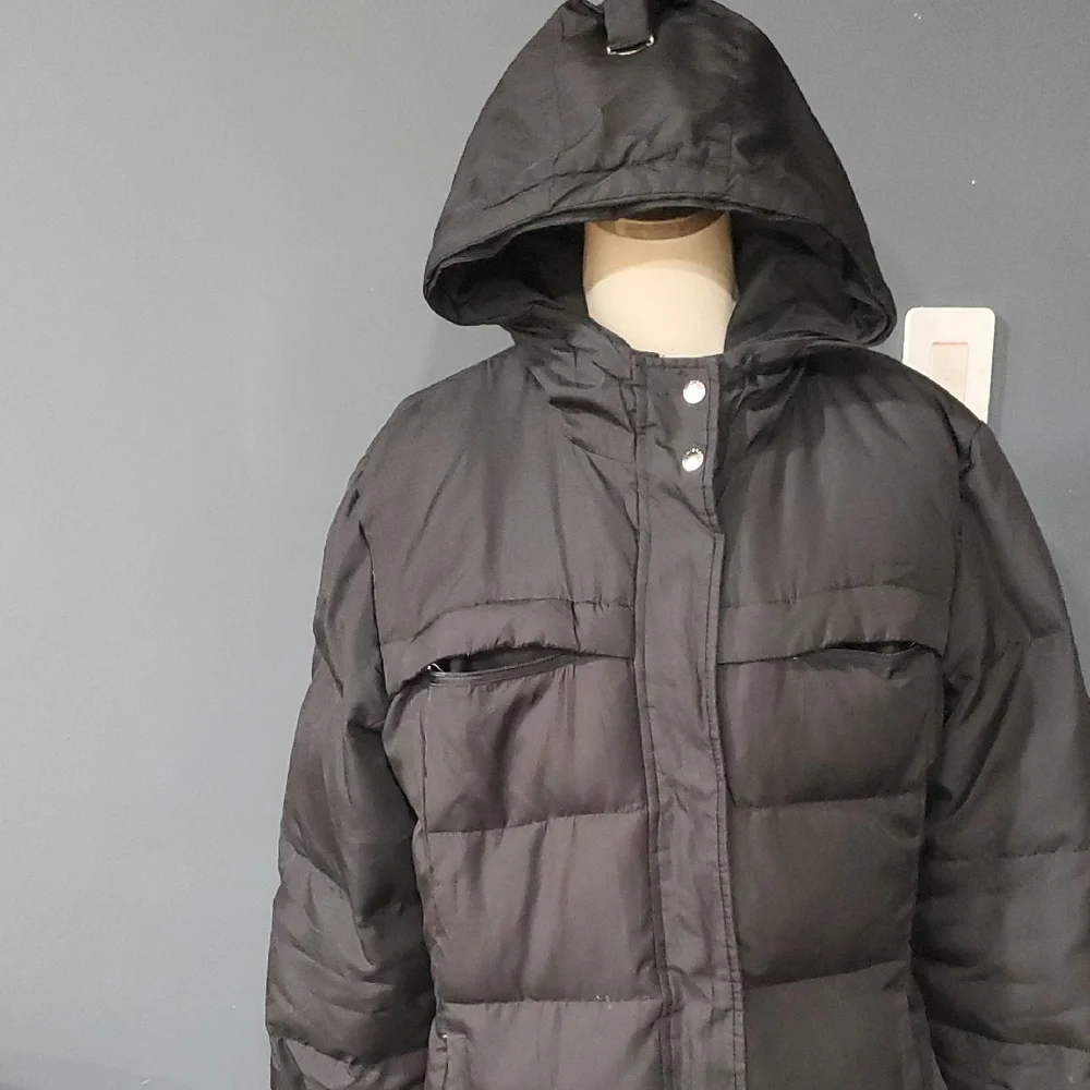 Flawed Michael Kors Long  Black Coat - Picture 3 of 17